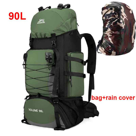 90L and 80L Hiking Camping Backpack BackPacks BushLine 90L Bag ad Cover AG  