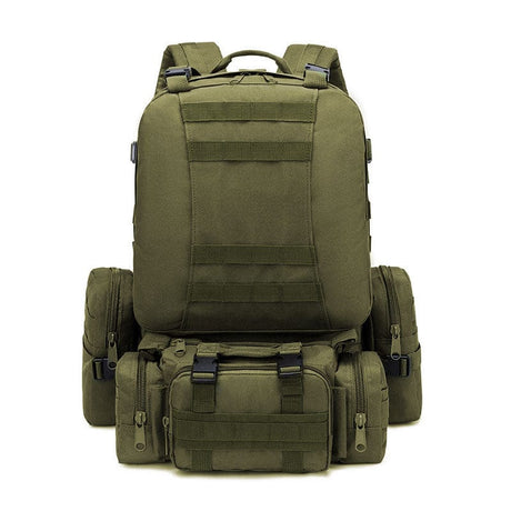 55L-70L Large Capacity 4 in 1Molle Tactical Backpack BackPacks BushLine Green  