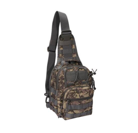 Expandable Molle Tactical Shoulder Sling Pack Bag BackPacks BushLine Grey  