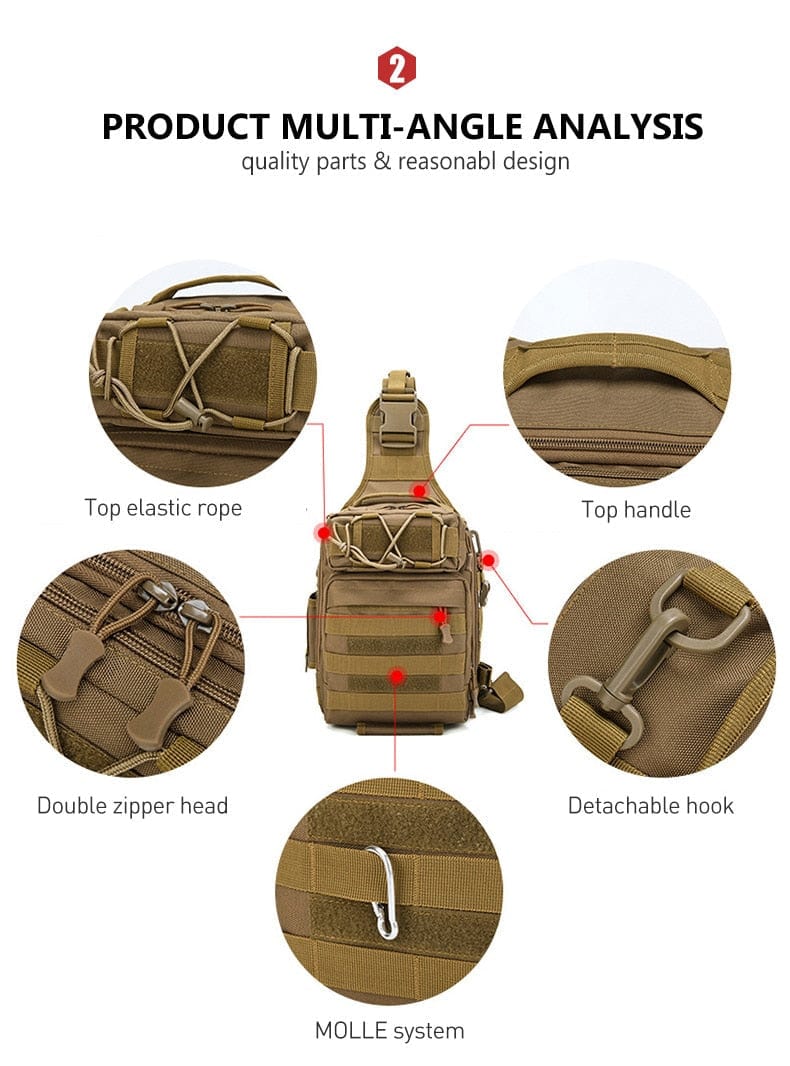 Tactical Backpack 25-30L Six Colours Waterproof BackPacks BushLine   