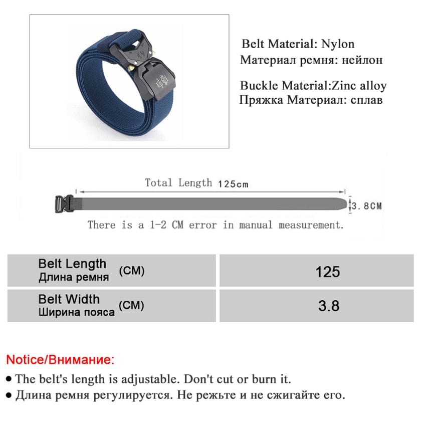Belt Aluminum Belts Quick Release Belt 2023 tacticle clothing BushLine   