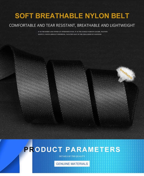 Quick Hitch Belt Canvas & Alloy belts BushLine 01 Elasticity black 125CM 