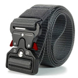 Quick Hitch Belt Canvas & Alloy belts BushLine ZV01 red gray 125CM 