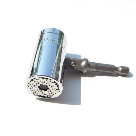 Binoax 7mm-19mm Universal Socket Grip Ratchet tools BushLine Blue 1  