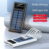 Solar Powerbank 30000mAh USB On-Board Cables solar power BushLine   