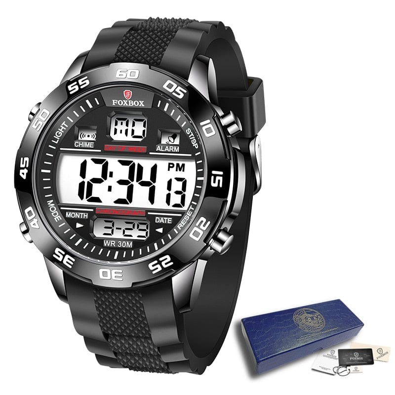 Sport Watches Military Waterproof Watchs BushLine Black  