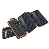 43800mAh Solar Wireless Power Bank solar power BushLine   