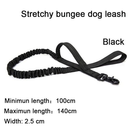 Tactical Dog Vests non pull Leads and Packs 2023 Dog Stuff BushLine Black rope M 