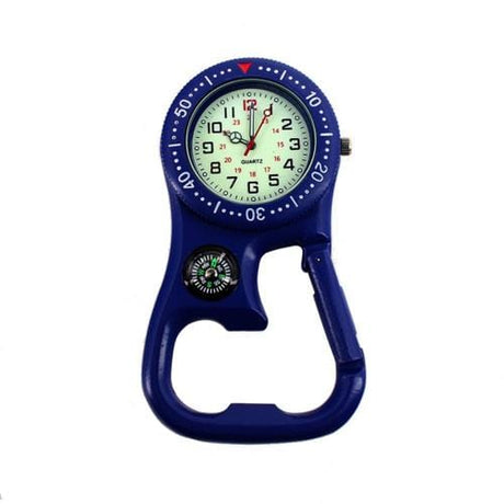 Versatile Carabineer Compass Watch Optics BushLine Blue  