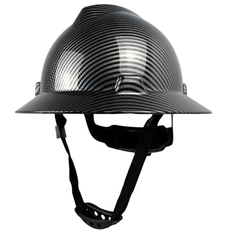 CE Full Brim Safety  Hard Hat Hi-Vis & Safety BushLine BR Black  