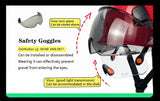CE Carbon Fiber Pattern Construction Safety Helmet head protection BushLine   