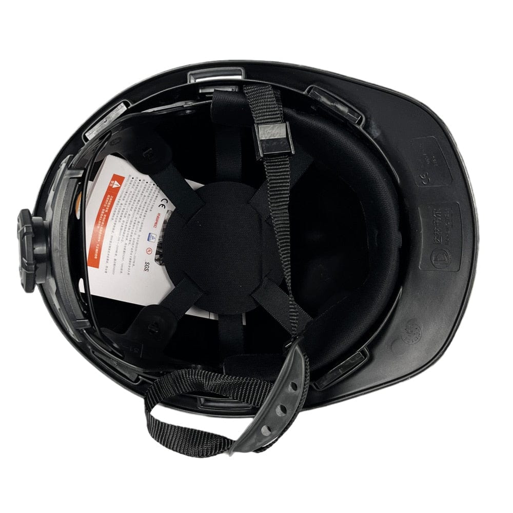 CE EN397 Industrial Carbon Color Safety Helmet 2023 Hi-Vis & Safety BushLine   