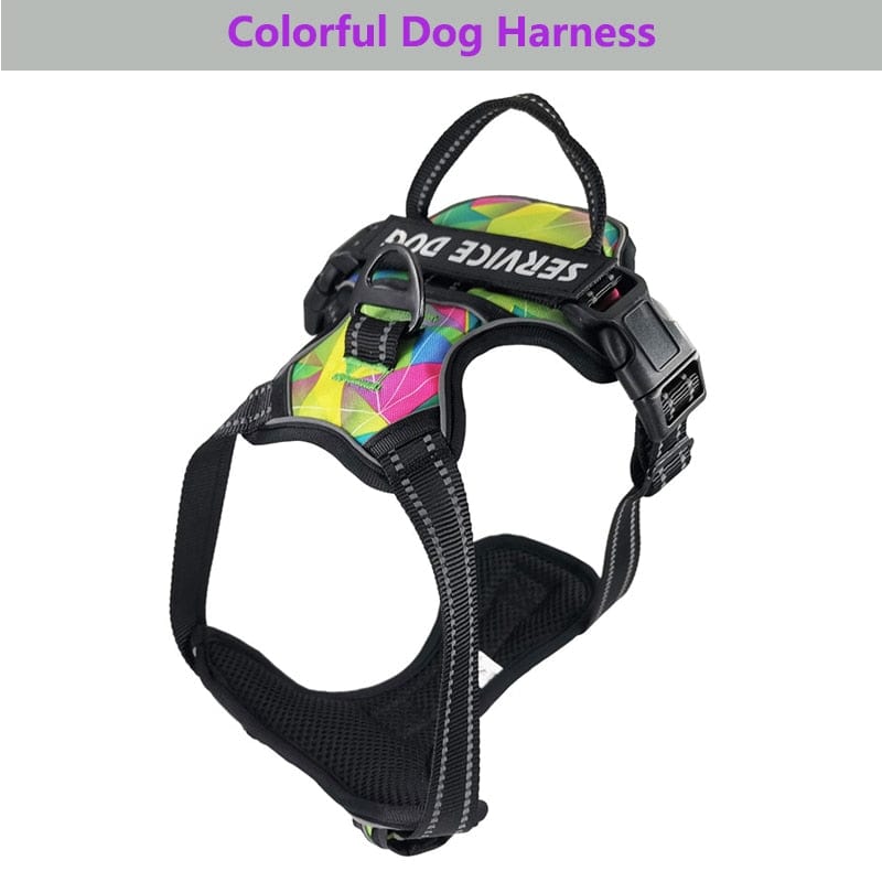 New Dog Vest Harness Leash Reflective 2023 Dog Stuff BushLine   