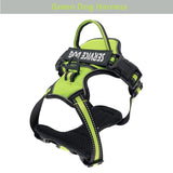 New Dog Vest Harness Leash Reflective 2023 Dog Stuff BushLine Green S 