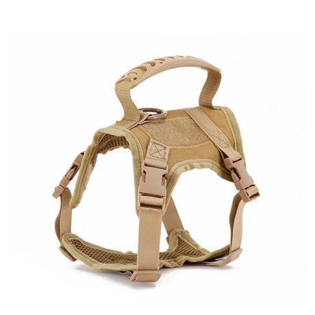 Dog Harness Leash Set for Small Dogs & Cats Dog Stuff BushLine Khaki vest only  