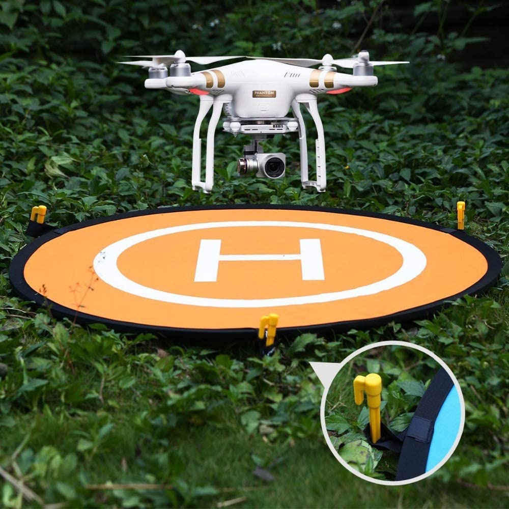 Hi-Vis Orange Drone Landing Pads Drone Accessories BushLine   
