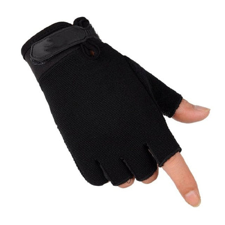 Non-slip Outdoor Sports Half Finger Gloves 2023 gloves BushLine half-black M 
