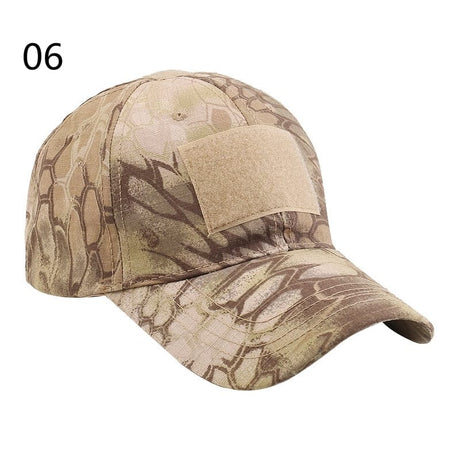 Outdoor Camouflage Special Forces Tactical Camo hat 16 designs Hats BushLine 06 Python Desert  