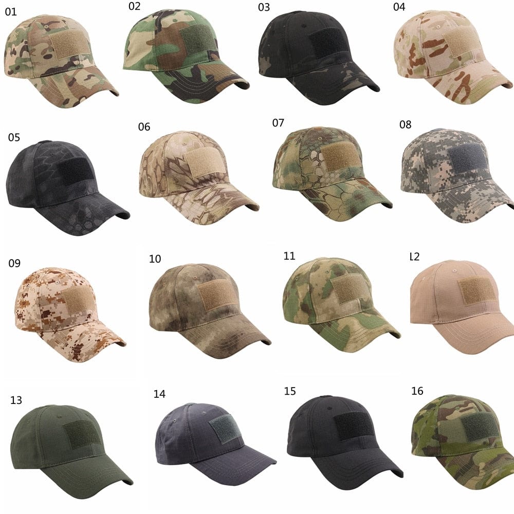 Outdoor Camouflage Special Forces Tactical Camo hat 16 designs Hats BushLine   
