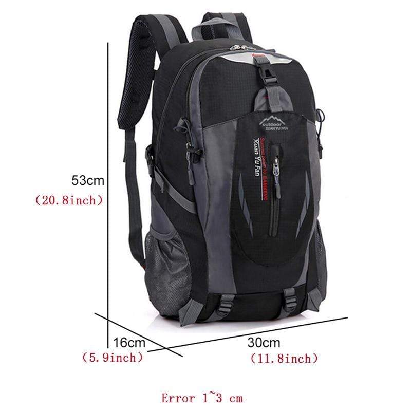 Travel Backpack Outdoor Hiking Bag Helmets & Packs BushLine   