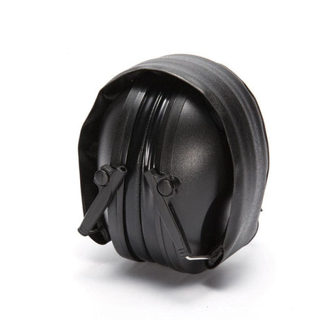 Hearing Protection Noice Reduction Foldable Ear Muffs Hi-Vis & Safety BushLine black  