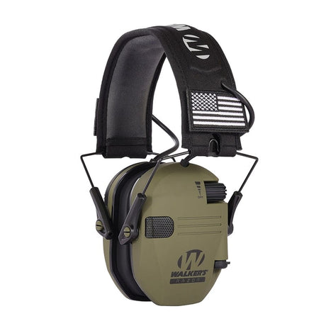 EarMuffs Active Electronic Noise Reduction 2 Types Hi-Vis & Safety BushLine Green Walkers  