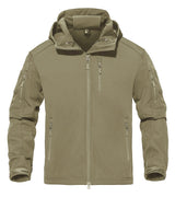 Waterproof Exterior Fleece Interior Jacket Outdoor Shirts & Tops BushLine Khaki (US S) 