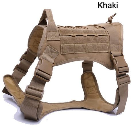 Tactical Dog Vests non pull Leads and Packs 2023 Dog Stuff BushLine Khaki  Straps M 