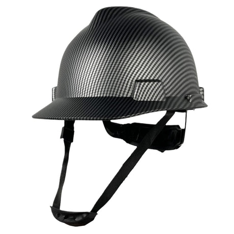 CE EN397 Industrial Carbon Color Safety Helmet 2023 Hi-Vis & Safety BushLine Matte Black  