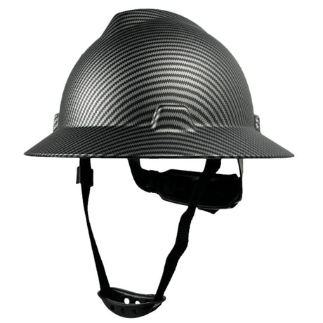 USA Fashion CE Full Brim Hard Hat 2023 Hi-Vis & Safety BushLine Matte Black  