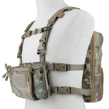 MOLLE Chest Rig Vest Flatpack Tactical Backpack 2023 BackPacks BushLine MC  