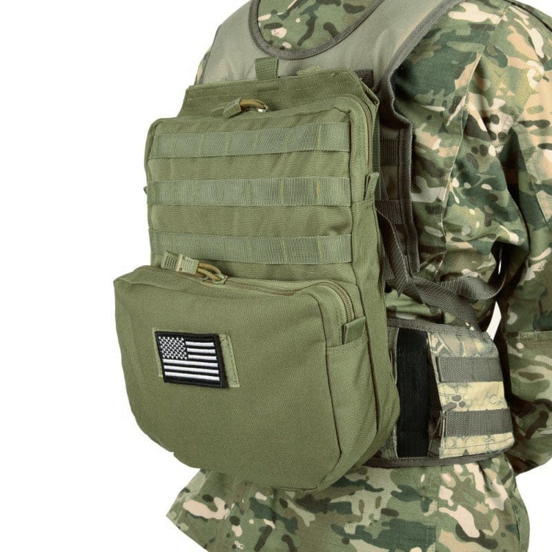 Molle Tactical Vest Belt Expansion Pack BackPacks BushLine   