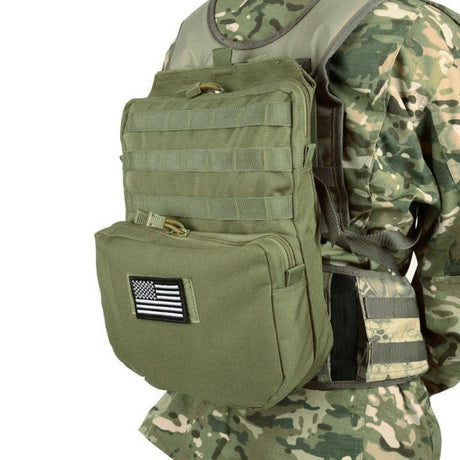 Molle Tactical Vest Belt Expansion Pack BackPacks BushLine   