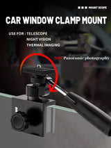 Monocular Camera Bracket Mountable Car Window Optics BushLine   