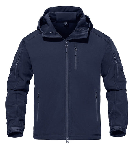 Waterproof Exterior Fleece Interior Jacket Outdoor Shirts & Tops BushLine Navy (US S) 