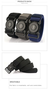 New Rotary Quick Release Metal Buckle Belts tacticle clothing BushLine   