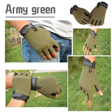 Non-slip Half Finger Gloves gloves BushLine   