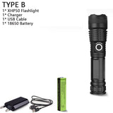 Rechargeable Powerful LED Flashlight Optics BushLine   