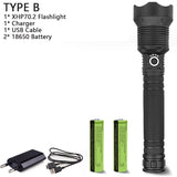 Rechargeable Powerful LED Flashlight Optics BushLine   