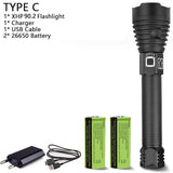 Rechargeable Powerful LED Flashlight Optics BushLine   