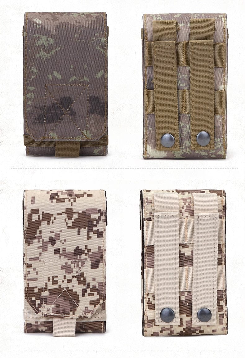 Universal Rugged Wear Phone Holster Molle phone stuff BushLine   