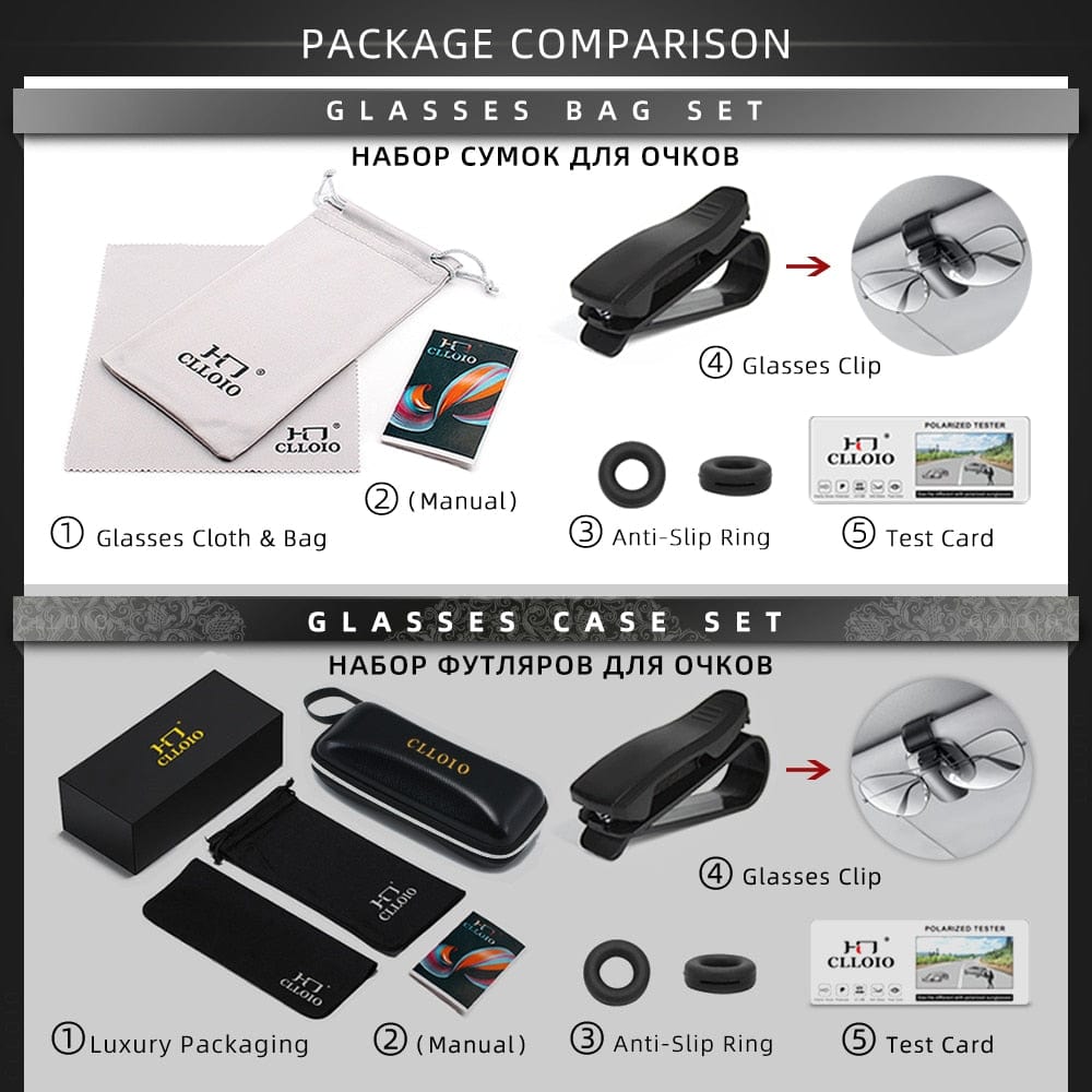 Photochromic Polarized Sunglass's Optics BushLine   