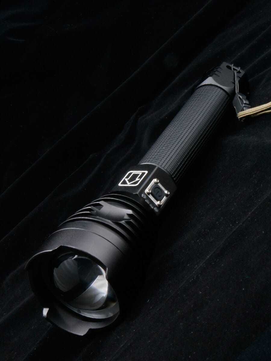 Rechargeable Powerful LED Flashlight Optics BushLine   