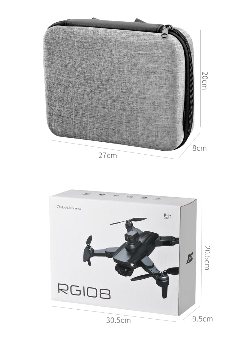 RG108 Obstacle Avoidance Drone 8K GPS Smart Return Drones BushLine   