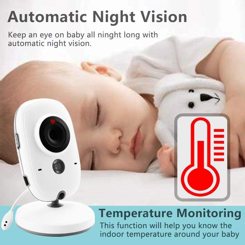 Wireless Video Color Baby Monitor Security Cameras BushLine   