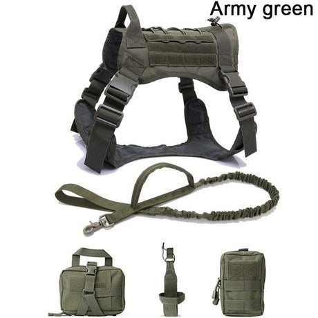 Tactical Dog Vests non pull Leads and Packs 2023 Dog Stuff BushLine Straps rope and bags 1 M 