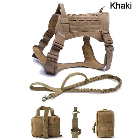 Tactical Dog Vests non pull Leads and Packs 2023 Dog Stuff BushLine Straps rope and bags 3 M 