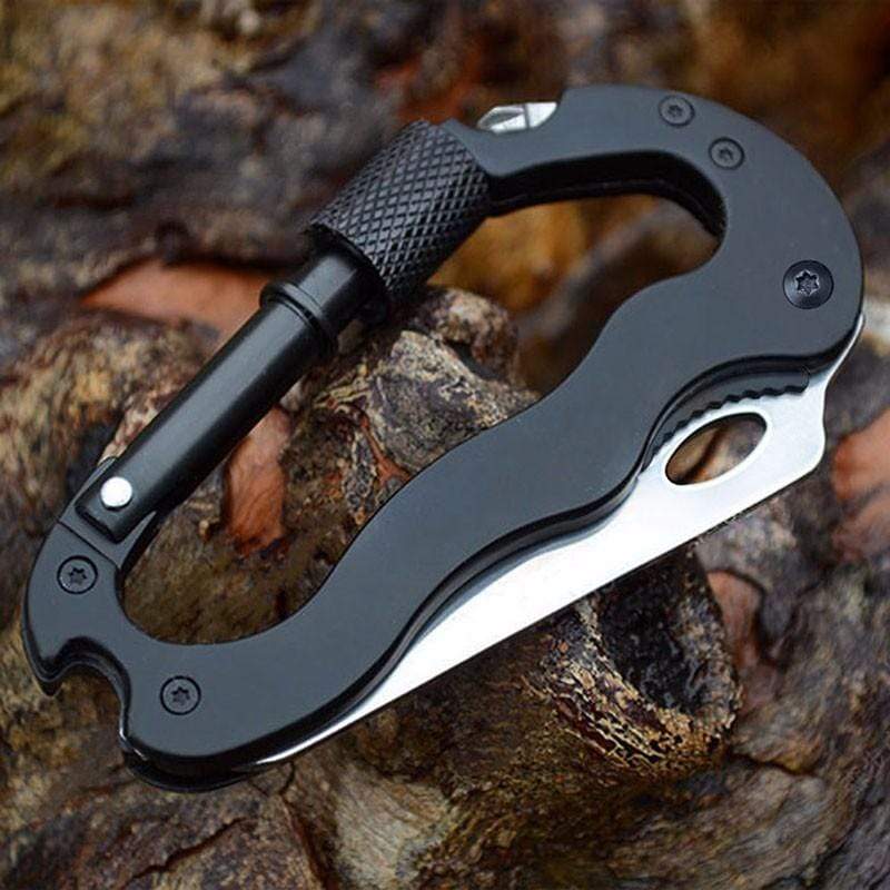 Multi-function Tool Climbing Carabiner Security Hook 2023 survival BushLine   