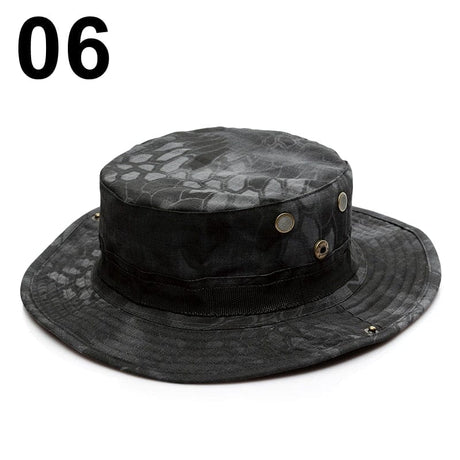 Great Australian Digger Bush Hat tactical hats BushLine 06 Python Black  