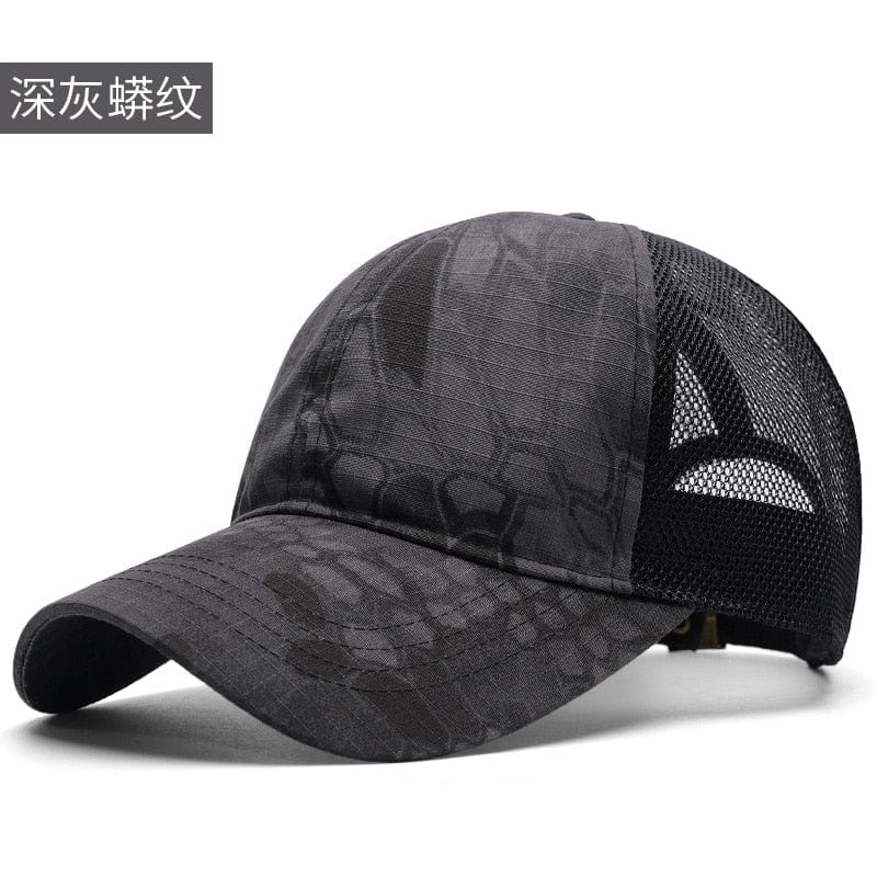 Outdoors light & thin Camo vented Caps tactical caps BushLine   